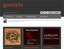Tablet Screenshot of gorelets.com